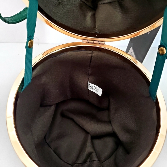 Diophy Leather Pineapple Shape Yellow Satchel Crossbody Purse - Picture 9 of 13